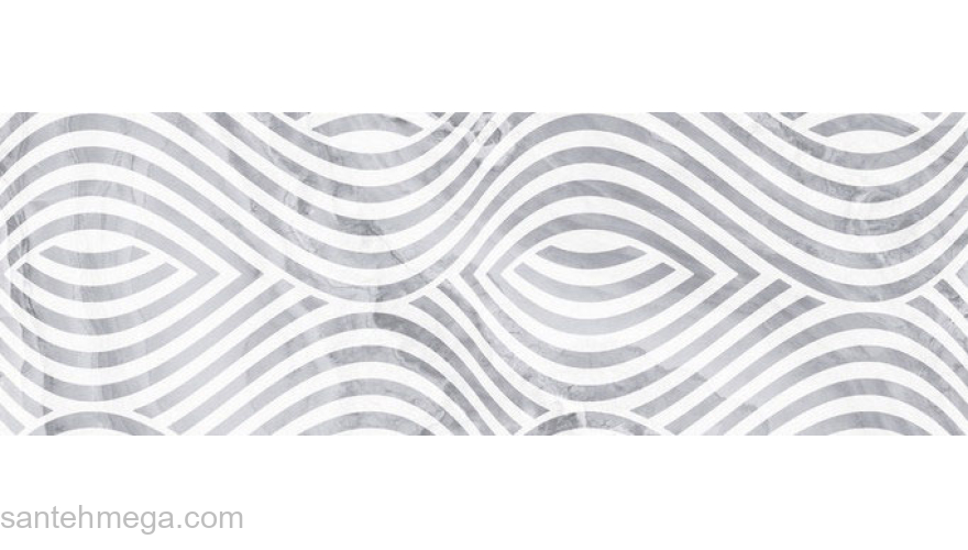 Gracia Ceramica 010301002129 Декор Ginevra 300х900 grey 01