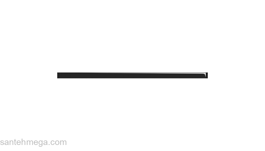 CERSANIT UG1U232 Бордюр  стеклянный Universal Glass 30х750 черный