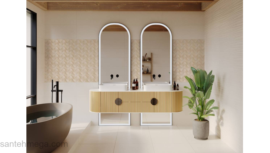 Gracia Ceramica 010300000232 Декор Astrid 300х900 light beige 02