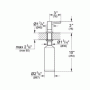 Дозатор для жидкого мыла GROHE Cosmopolitan 40535000 для ванной комнаты. Фото
