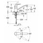 Смеситель для мойки GROHE Euroeco 32750000. Фото