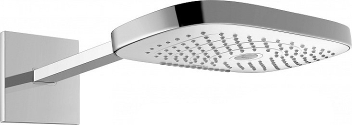 Верхний душ Hansgrohe Raindance Select Е 300 3jet белый/хром 26468400. Фото
