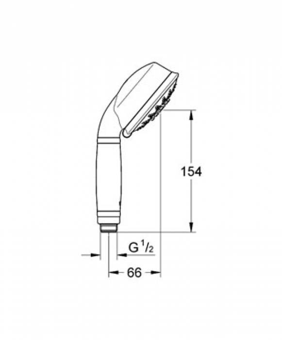 Ручной душ GROHE Relexa Plus 27123000. Фото