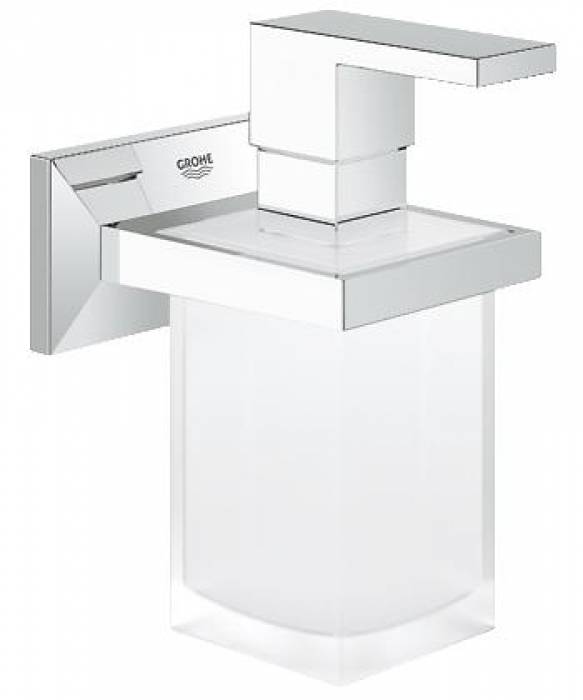 Держатель с дозатором для жидкого мыла GROHE Allure Brilliant 40494000 для ванной комнаты. Фото