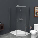 Душевой угол BELBAGNO UNO-195-PH-1-100/80-C-Cr Душевой угол BELBAGNO UNO-195-PH-1-100/80-C-Cr. Фото