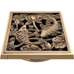 Сливной трап с решёткой BRONZE DE LUXE «Рыбы» 21980/4935.1 Сливной трап с решёткой BRONZE DE LUXE «Рыбы» 21980/4935.1. Фото