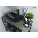 Раковина накладная GID Bm9811 64х37 53337 Черный Матовый Раковина накладная GID Bm9811 64х37 53337 Черный Матовый. Фото