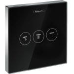 Модуль Hansgrohe ShowerSelect с 3 запорными клапанами, стеклянный 15736600 Модуль Hansgrohe ShowerSelect с 3 запорными клапанами, стеклянный 15736600. Фото